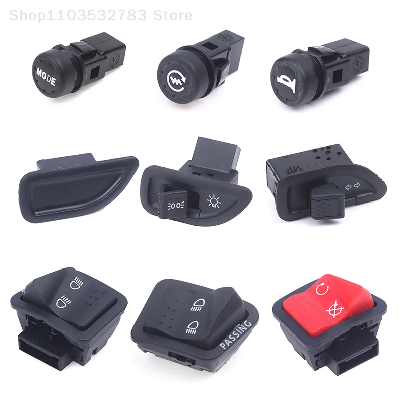 Motorcycle Switches Button Horn Turn Signal High Low Beam Electric Start Buttons Assembly For PIAGGIO Zip