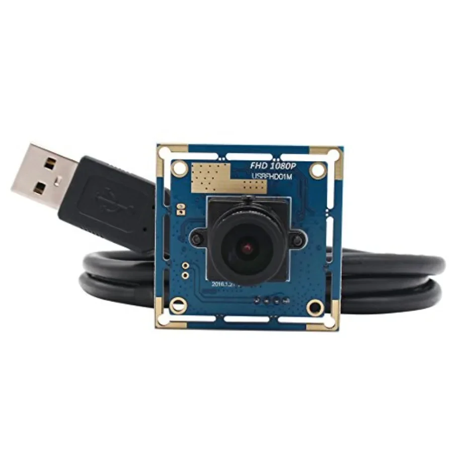 

2mp High Speed USB Camera Module with 2.8mm Wide Angle Lens for Computer Mini 1080P USB2.0 UVC Lightburn Camera High Frame 100f