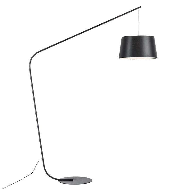 Imagem -06 - Moderno Led Standing Floor Lamp Preto Luzes de Pesca Sala de Estar e Quarto Sofá de Canto Decoração Iluminação