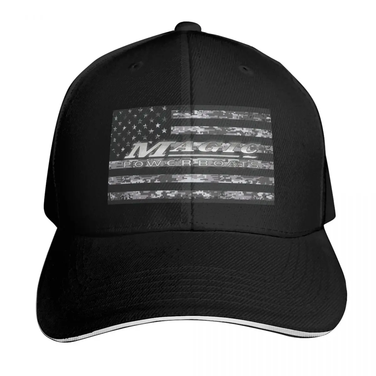 Magic Digital Camo Grunge American Flag Baseball Cap Curved Brim Classic Fit Low Profile Unstructured Unisex for Men Women