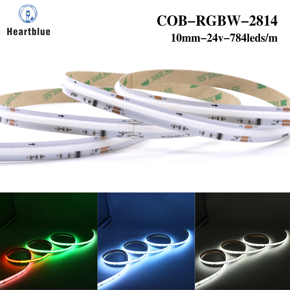 

WS2805 Pixel LED Strip Light RGBCCT 5in1 Addressable LED Light Dual-Signal RGB WW CW (3000K - 6500K) 12V/24V 60LEDs 1IC for 3/6