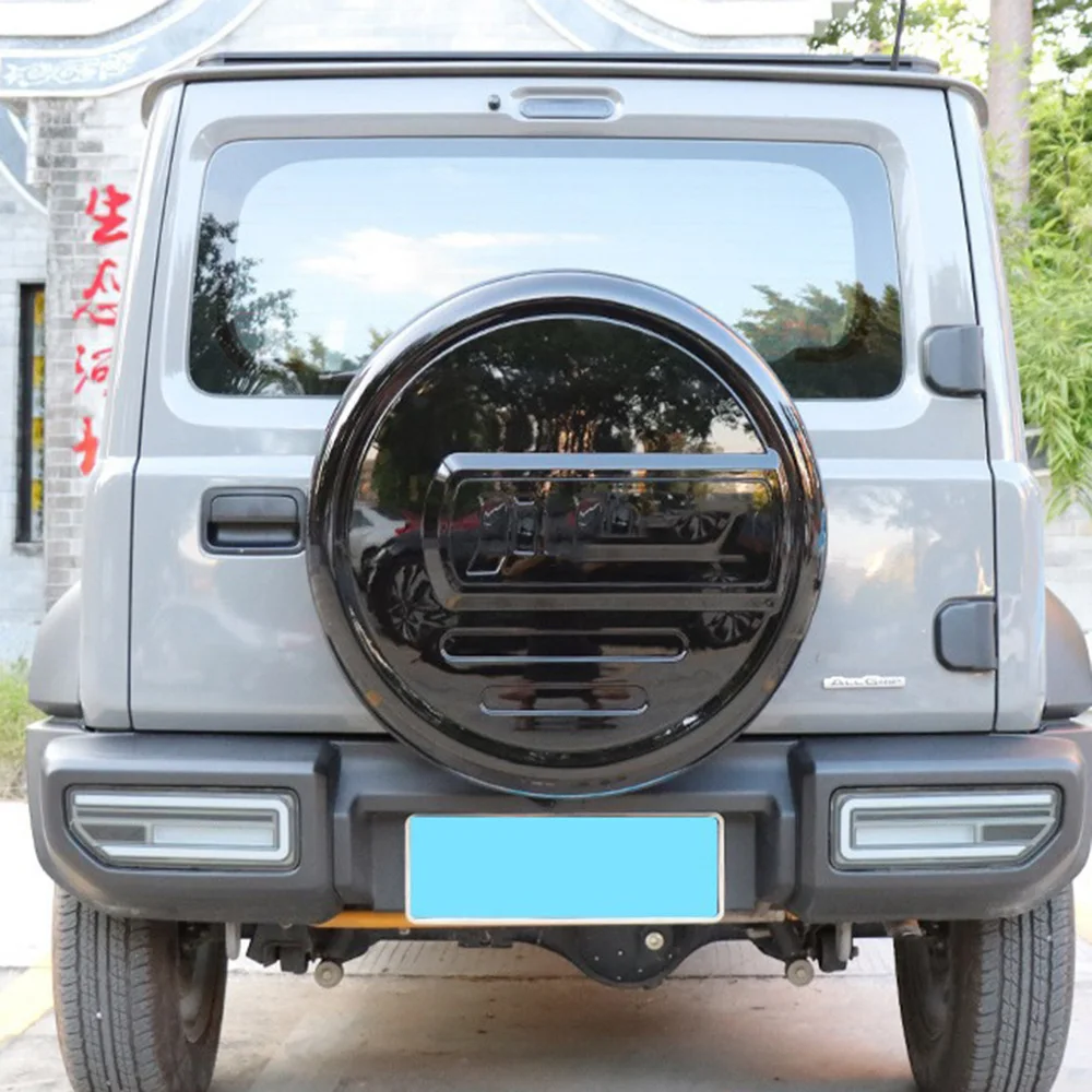 ABS Spare Wheel Tire Cover 4x4 Offroad Mod Exterior Parts For Suzuki Jimny JB64 JB74 JC74 2018‑2025 3 / 5 Door - view 3