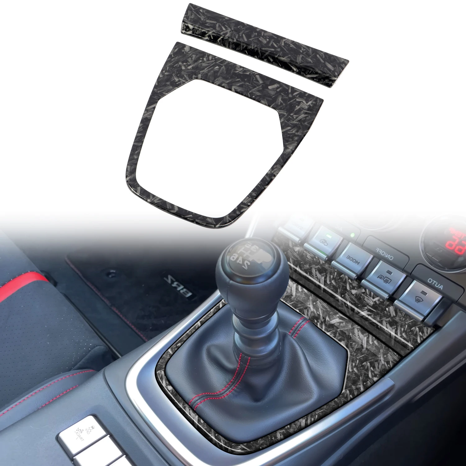 

Interior Accessories Center Console Gear Shift Panel Cover Trim Car Styling for Toyota GR86 / Subaru BRZ 2022 2023