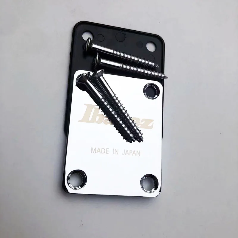 IBZ Neck Plate For Electric Guitar Chrome