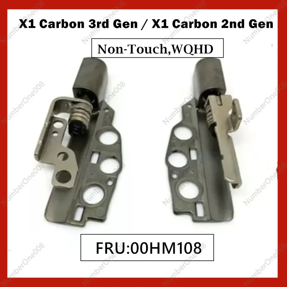 For Lenovo ThinkPad  X1 Carbon Gen 2nd 3rd WQHD LCD Hinges No -Touch FRU 00HM108 00UR148 DC1830LC0530 DC1830RC0530