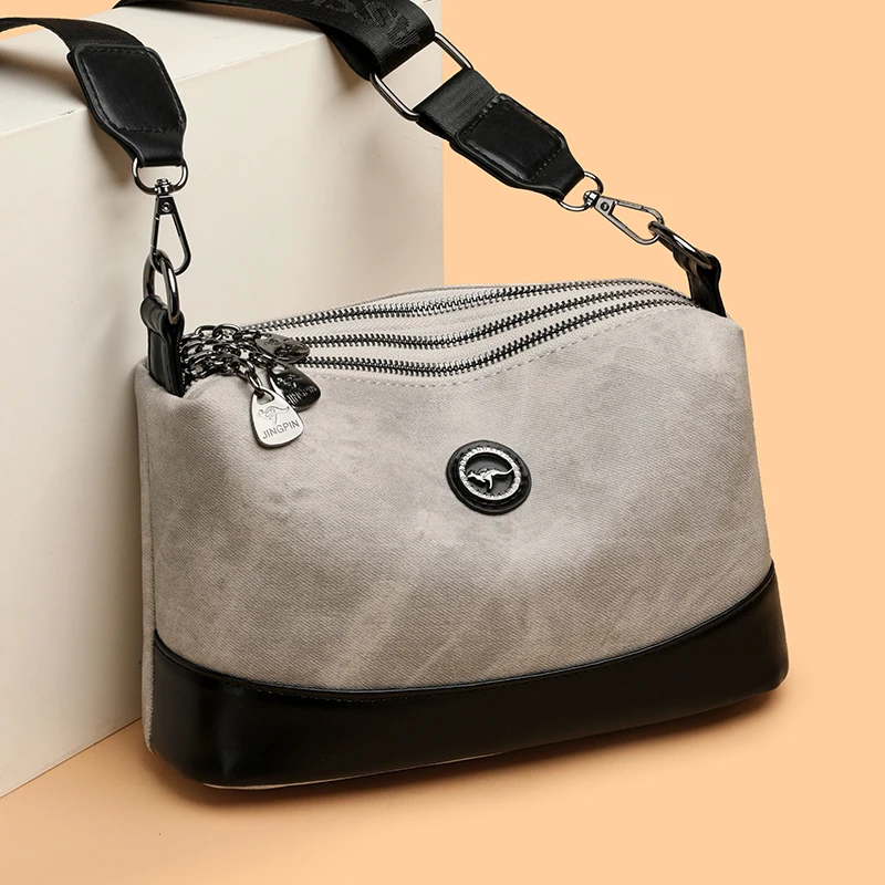 

High Quality Leather Ladies Handbag Luxury Female Messenger Tote Bags Women Multilayer Large Capacity Shoulder Crossbody Sac