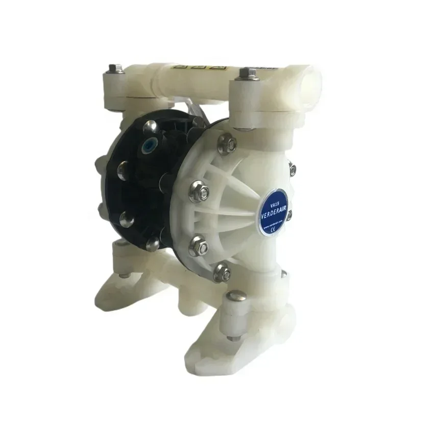 Verderair Distributor Offer 1/2'' PVDF Corrosion Resnce Grease Pump Pneumatic Self Priming Pumps for Sending Mixed acid