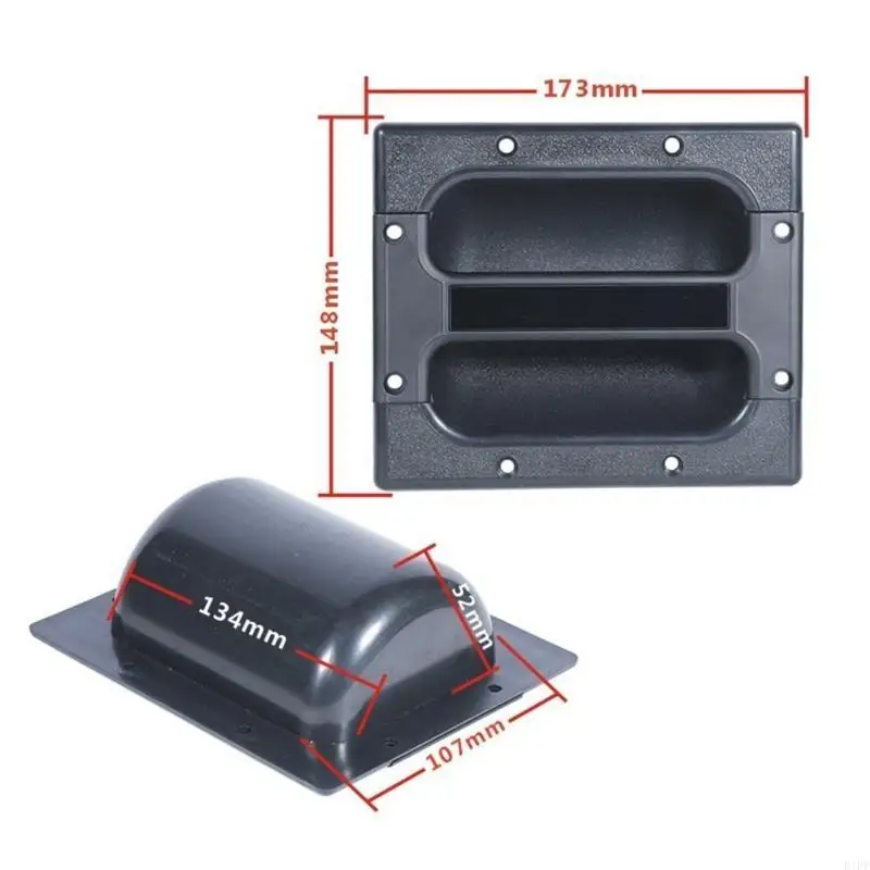 E1PF Enhances Grip Recessed Speakers Cabinet Handle for Sound Systems Portability