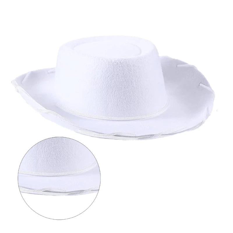 Fashion Simple Kids Cowboy Hat Western Child Cowgirls Hat Birthday Costumes Access Holiday Decorations DropShipping