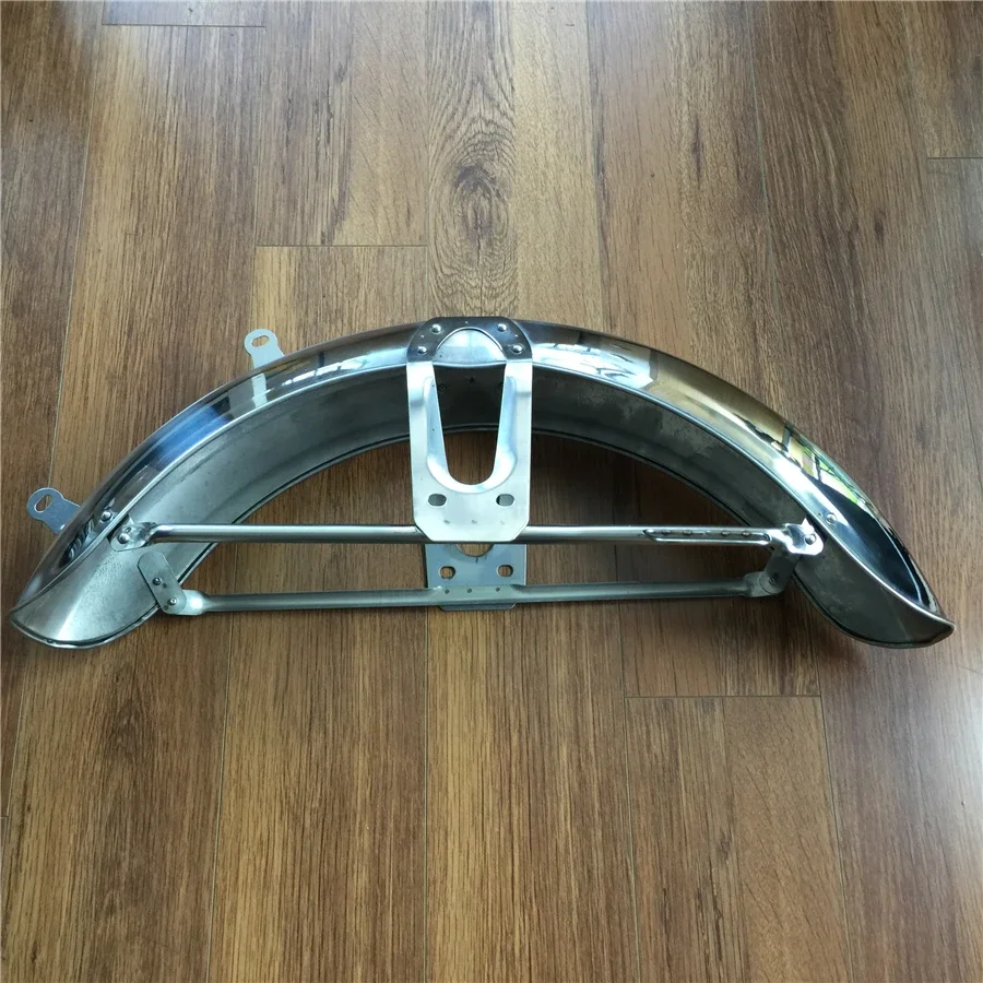 

For Motorcycle Mudguards for The First Jialing JH70 Motorcycle Front Fender Front Fender All Stainless Steel Awning Free Shippin