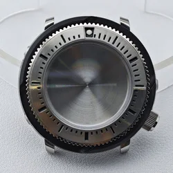 46mm Cases Men's Watch Parts For Nh34 nh35 nh36 Movement Fits 29.5mm Dial Sapphire Glass Waterproof watches accessories WatchBox