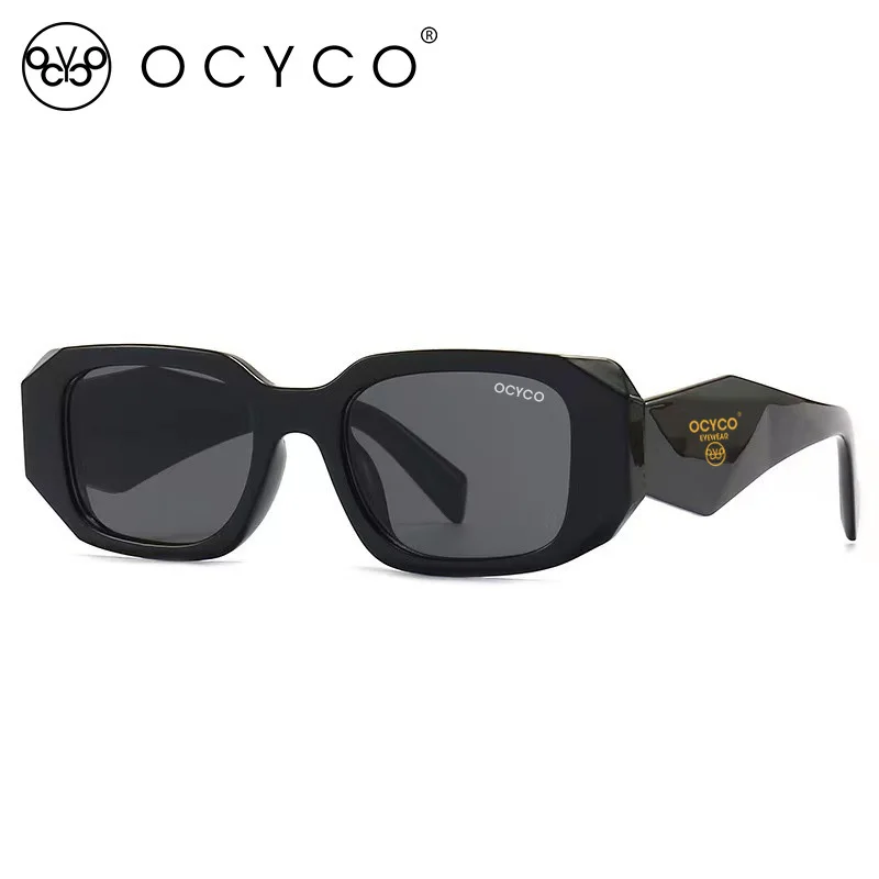 OCYCO Punk Designer Classic Square, European and N Style Ladies Sunglasses Women Vintage Irregular Square Ladies Sun Glasses Men
