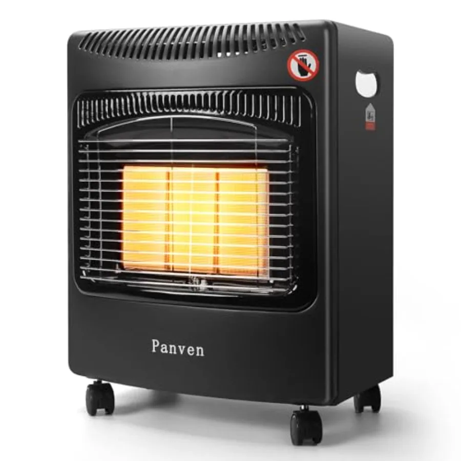 

Propane Patio Heater 18 000 BTU Propane Heater Outdoor Infrared Gas Heaters with Regulator Outdoor Heaters for Patio