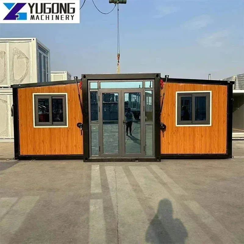 YG Customized Easy Assemble Steel House Modular Homes Prefabricated For Living And Office Store House House Building