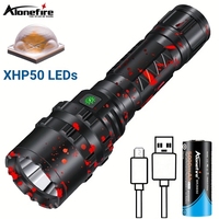 20W High Power XHP50 LED Tactical Camouflage Color Waterproof Flashlight Outdoor Hiking Camping Fishing Home Work Bright Torch