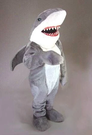 MASCOT Fierce Grey Shark mascot costume custom fancy costume anime cosplay kits mascotte fancy dress carnival costume114