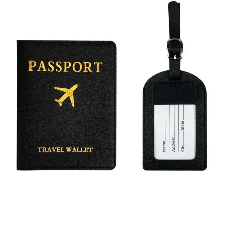 Passport Cover Pu Leather Travel ID Credit Card Passport Holder Case Wallet Purse Bags Women Luggage Tags Name Card Holder