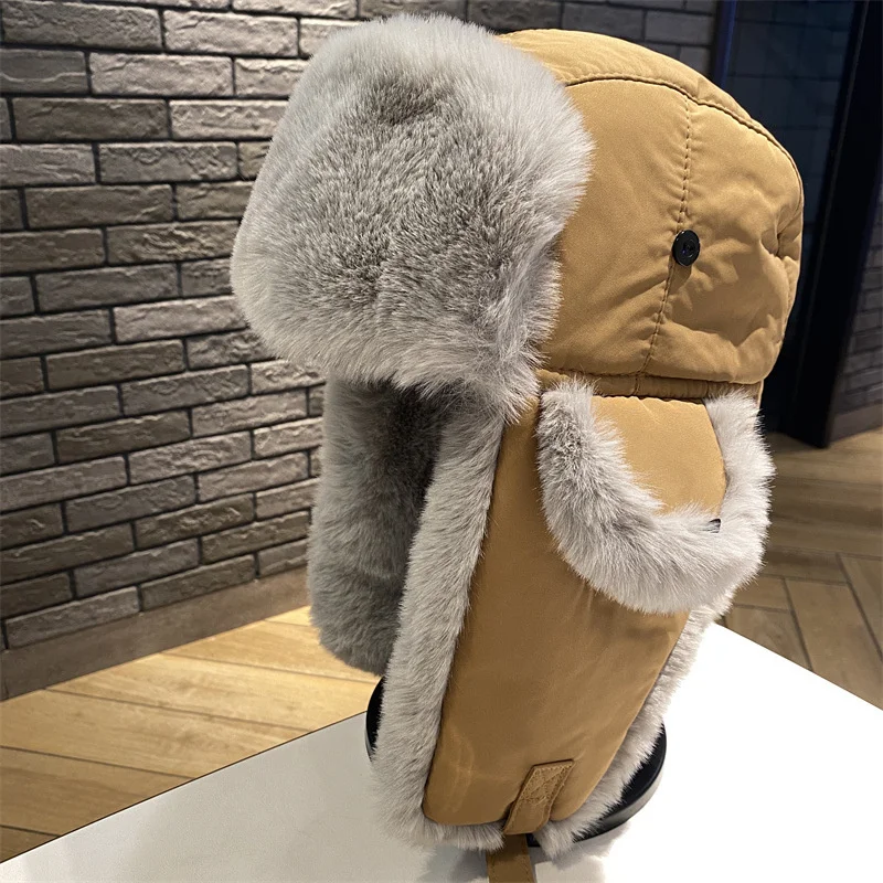 Chapeau de bombardier unisexe, casquette Ushanka russe, Trooper Trared soviétique, casquettes de ski coupe-vent, casquettes d'extérieur, casquettes à oreillettes, optique, chaud