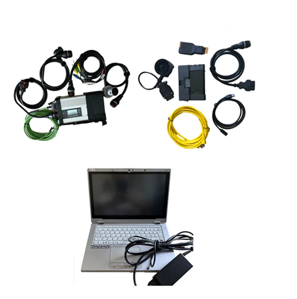 

2023.09 New arrival super 2in1 diagnostic tool for BMW ICOM a2 and sd connect mb star c5 with cf-ax2 laptop i5 8g toughbook