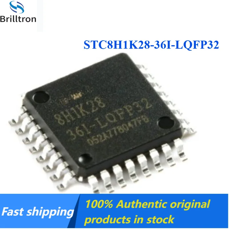 20-50PCS STC8H1K28-36I-LQFP32 1T 8051 Microcontroller (MCU)  Brand New Original in Stock , Fast Shipping.
