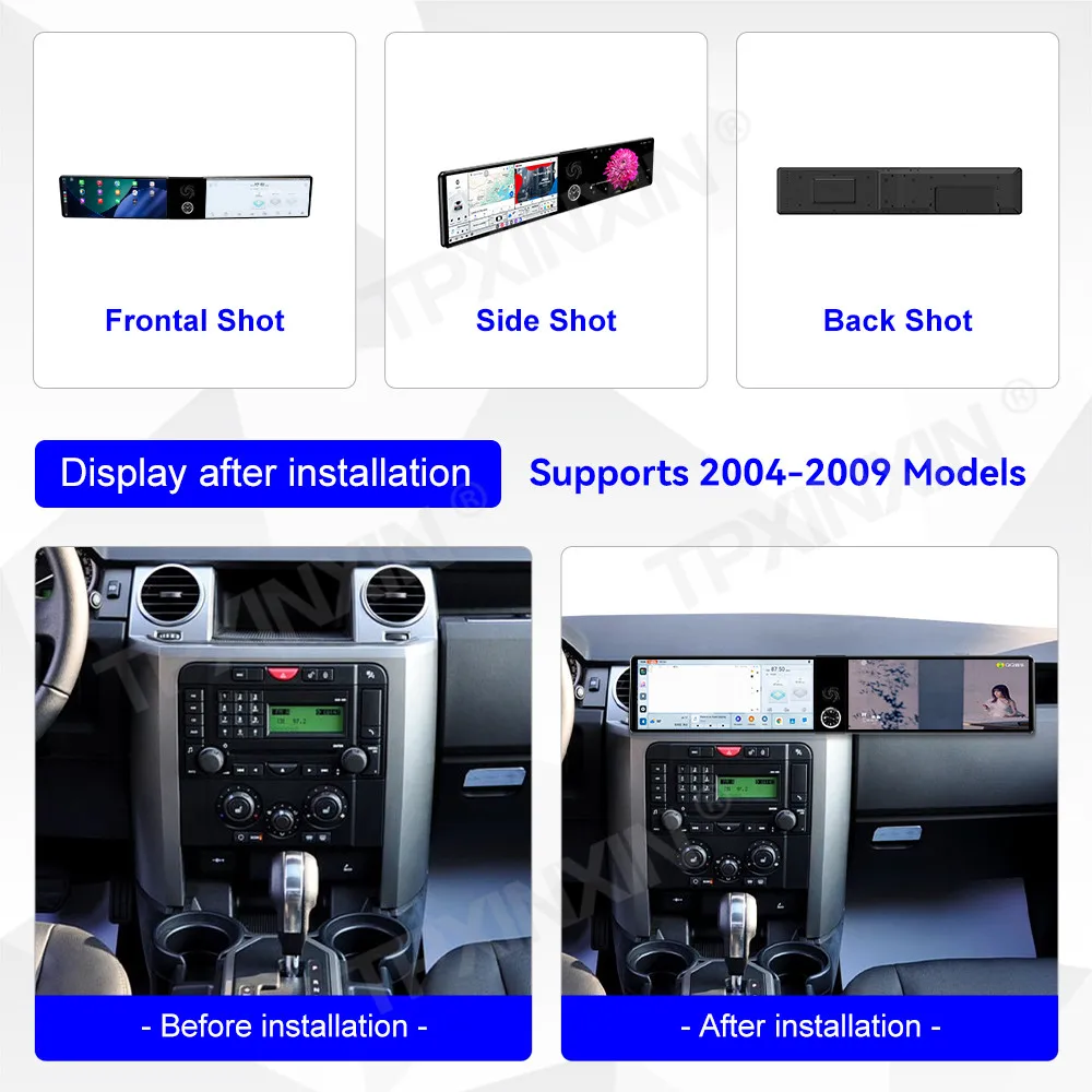 8-Core Dual Screen Interaction Android For Land Rover Discovery 3 2004~2009 Multimedia GPS Navigation Car Radio Stereo Head Unit