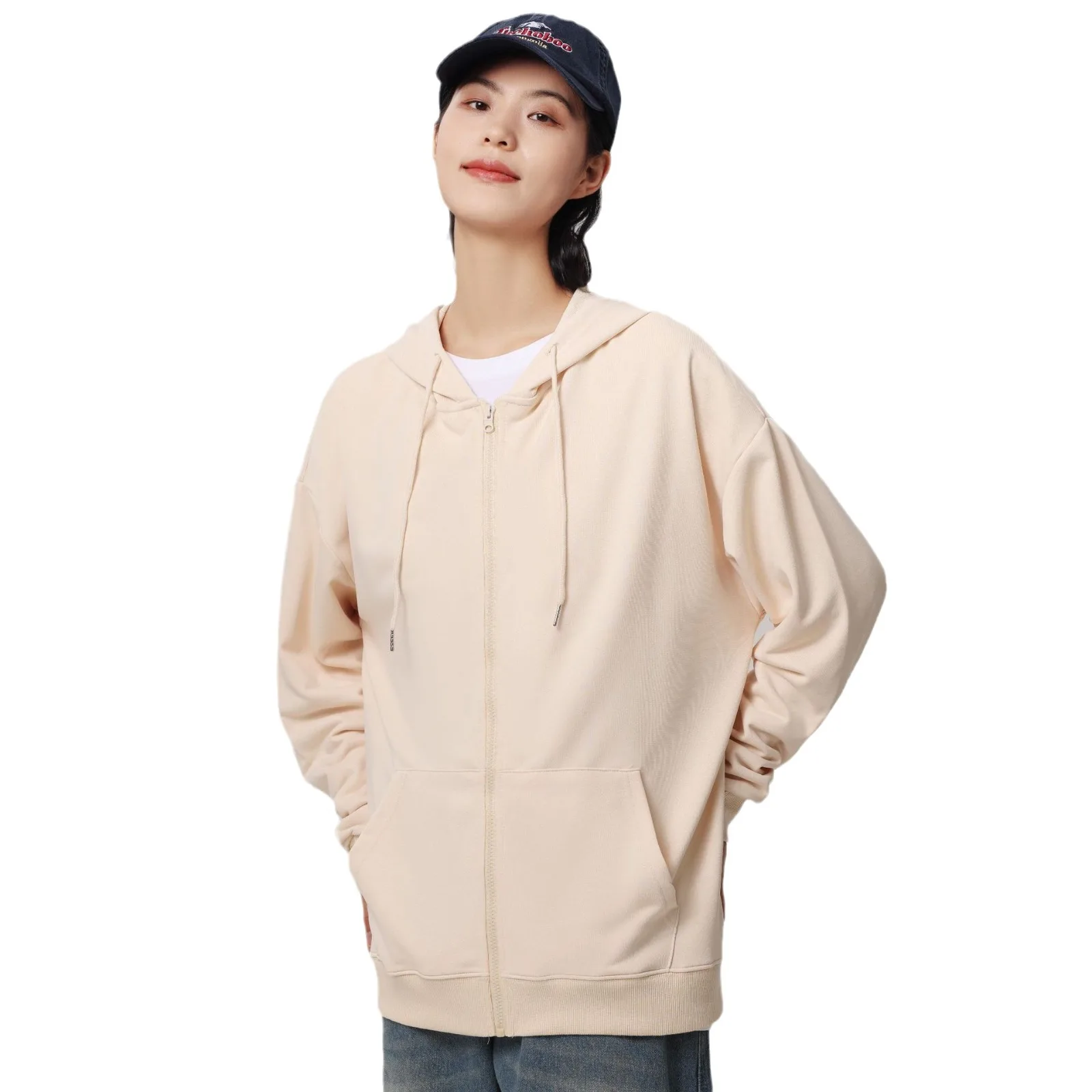 Hooded Sweatshirt Men Solid Cardigan Long Sleeve Zipper Coats Pockets Long Sleeve Spliced Casual Sweatshirts Jackets Autumn 2026