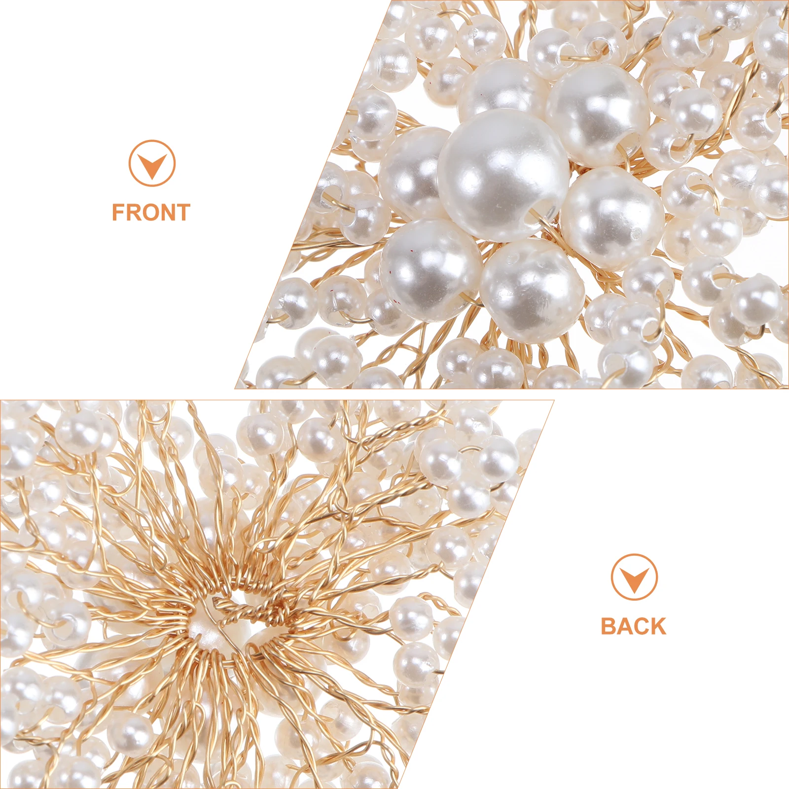 

Pearl Shoe Accessories Elegant Decoration Charms for Flat High Heels Casual Shoes Alloy Bride DIY Ornaments Shoelace Jewelry