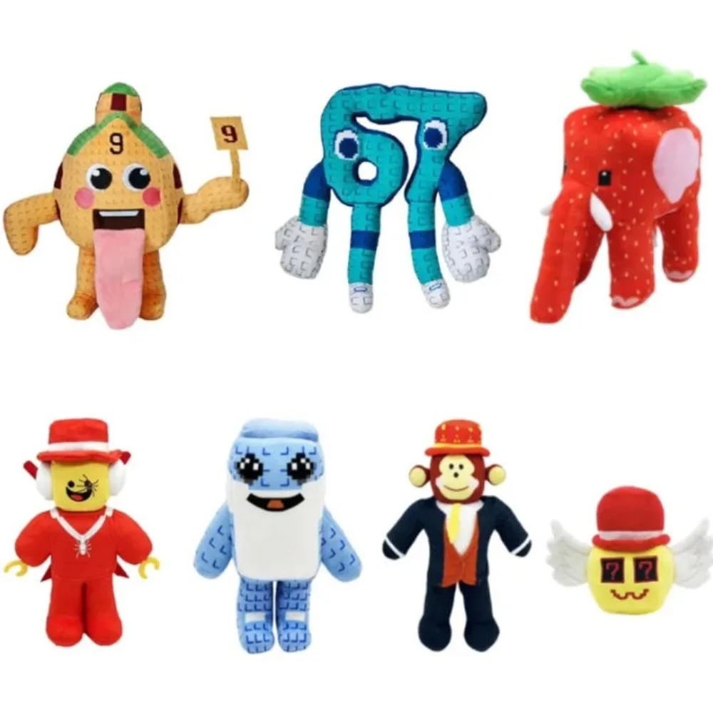 New Steal A Brainrot Esok Sekolah Plush No.9 House Stuffed Animal Plush  Stuffed Animal Toy Kawaii Soft Squishy Pillow for Kids