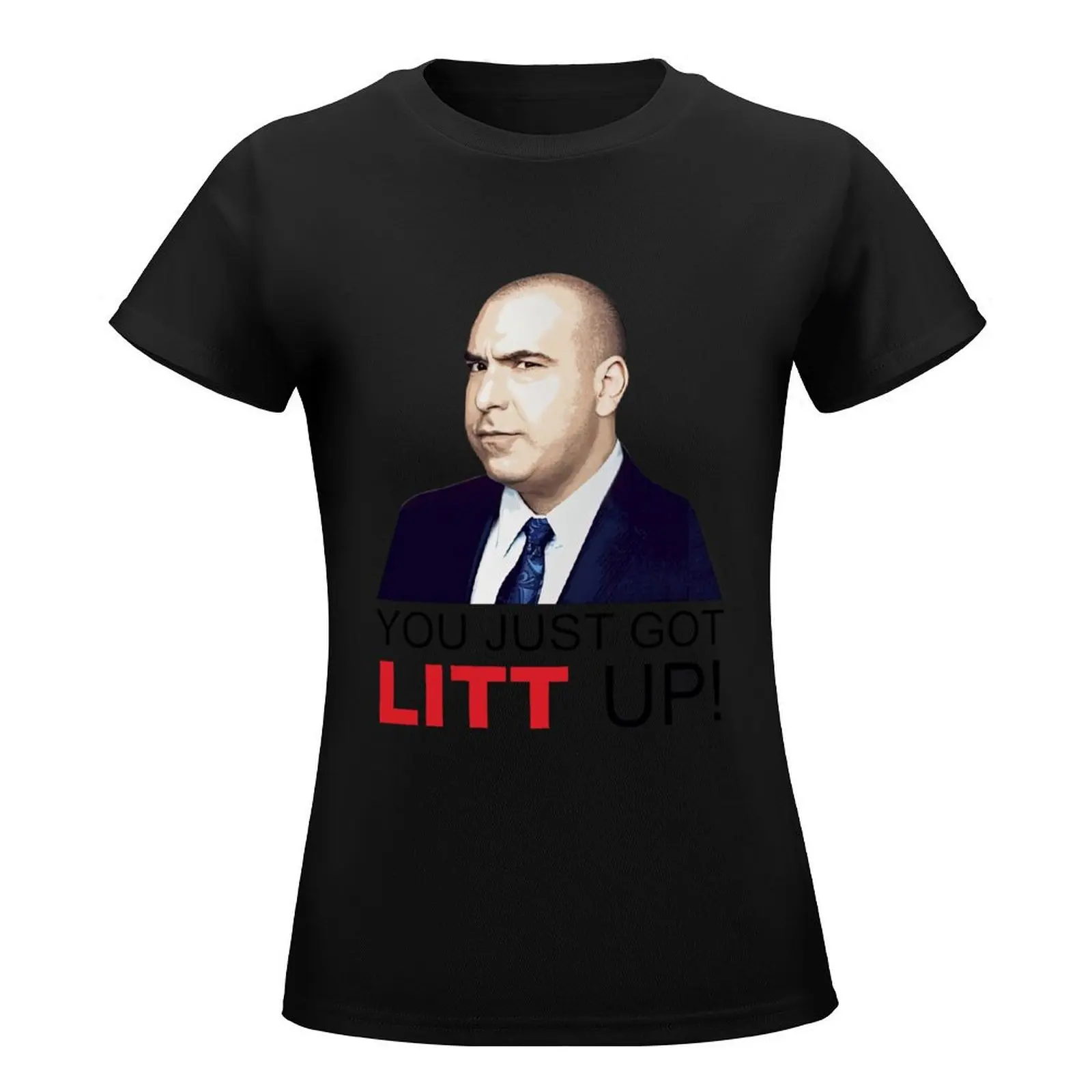 Louis Litt you just got litt up T-Shirt korean fashion customs design your own kawaii clothes graphics woman t shirt