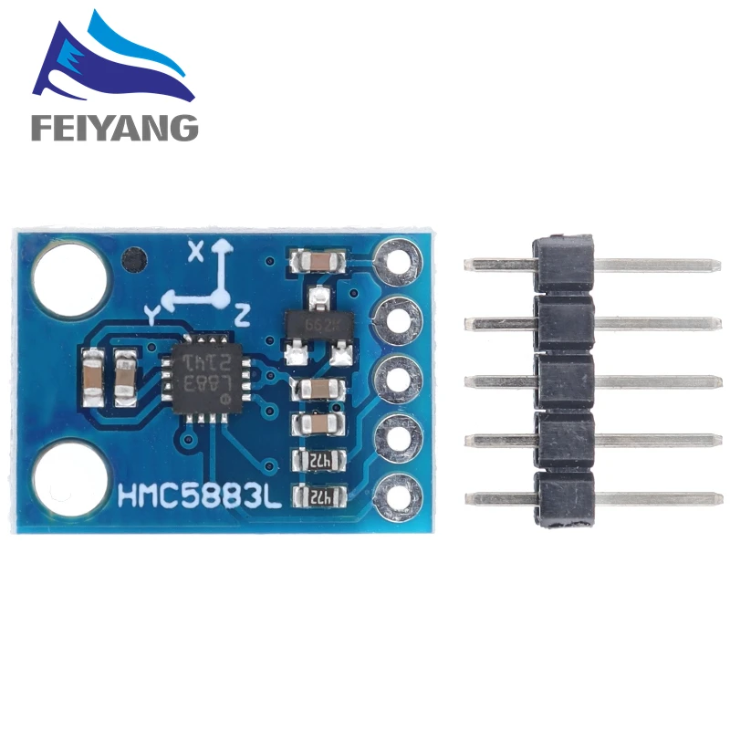 GY-273 3V-5V HMC5883L Triple Axis Compass Magnetometer Sensor Module Three Axis Magnetic Field Module For Arduino