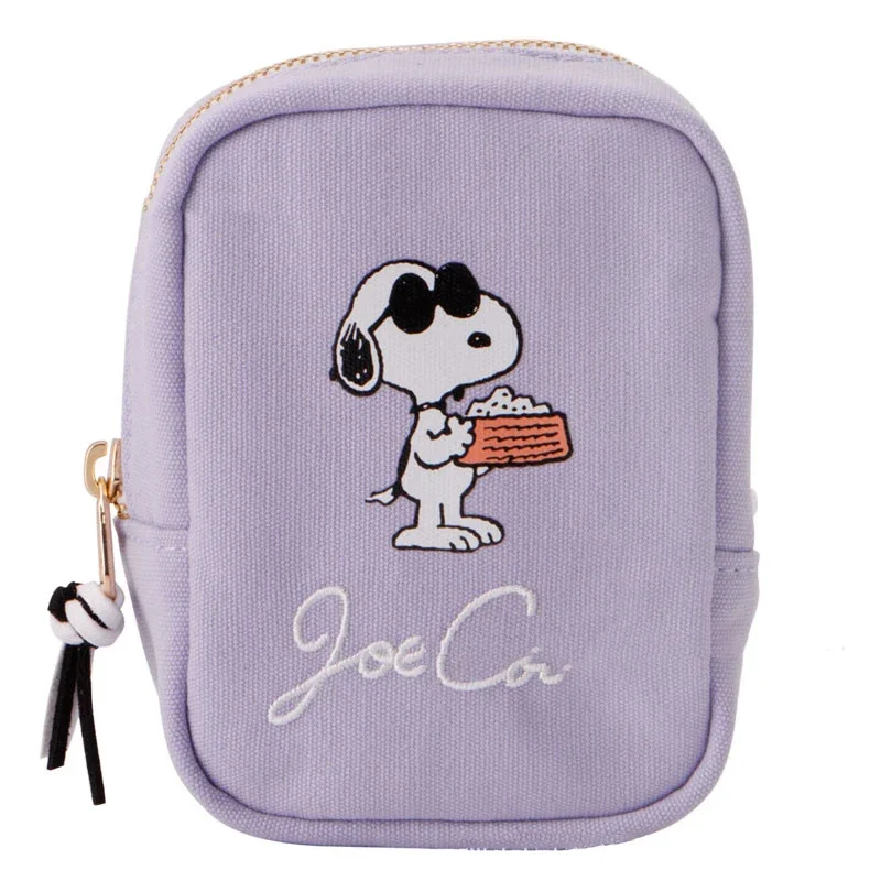 Snoopy Cosmetic Bag Women Cartoon Anime Canvas Travel Portable Toiletry Bag Coin Purse Cell Phone Bag Storage Bag Wallets Gift