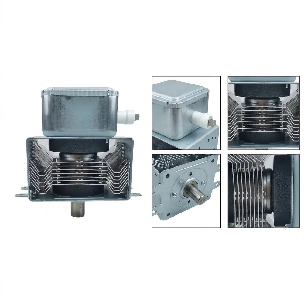 1PCS 1.3KW Air Cooled Magnetron E5513AK Metal Microwave Generator Tube For Oven Industrial Heating Replacement Part