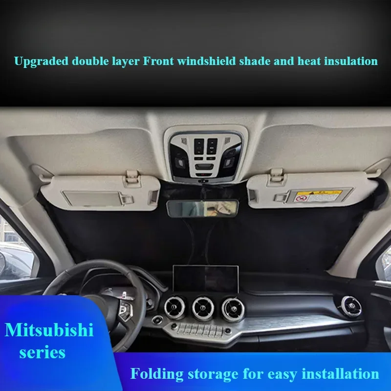 FOR Mitsubishi ATTRAGE Spacestar car front windshield visor automotive sun protection and insulation automotive supplies