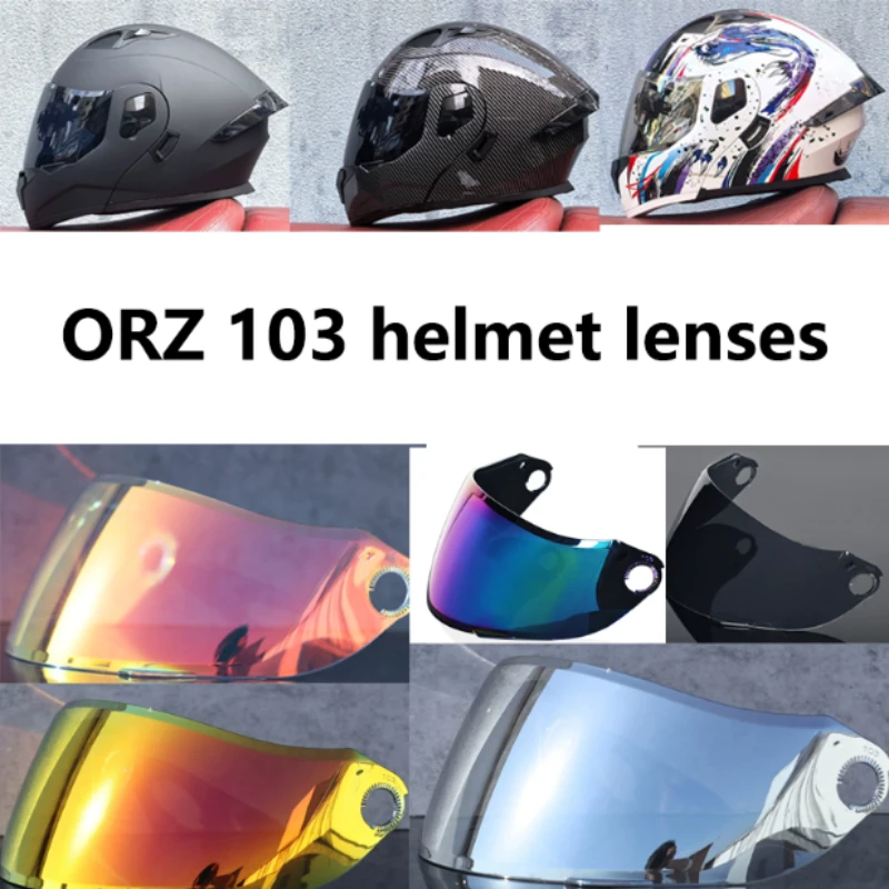 

ORZ-103 Helmet Lens PC Material Retro Full Face some with Night Vision motociclista accesorios