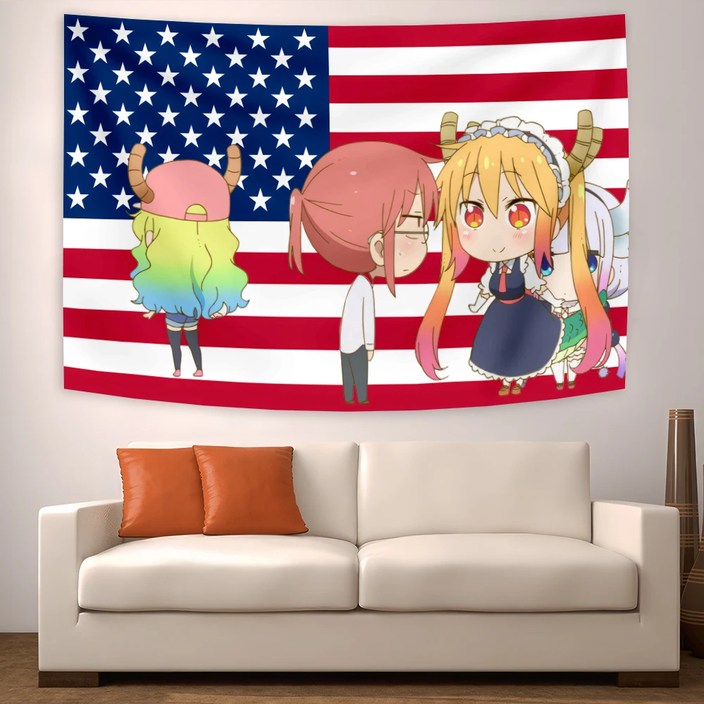 Famous Anime Dragon Hippie Wall Girls Hanging Tapestries For Bedroom Home Dorm Decor Art Home Decor Backdrop Cloth