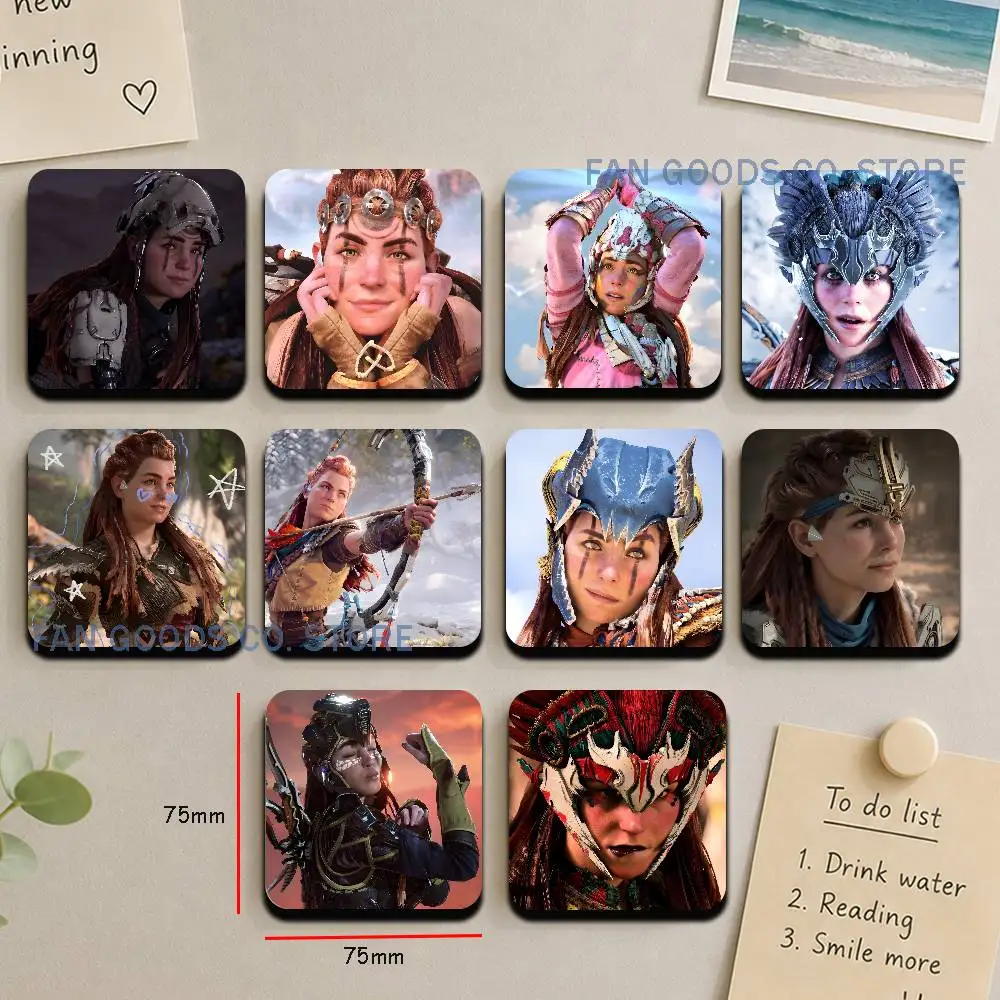 Aloy H-Horizon Z-Zero Dawn Magnetic Refrigerator Magnets Cute and Creative Refrigerator Magnets Souvenirs and Gifts