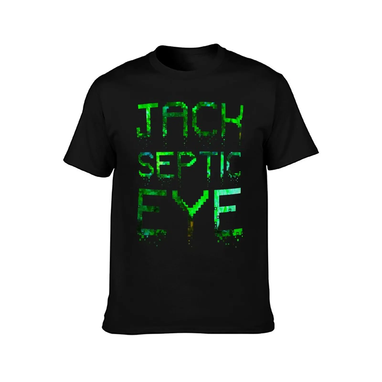 تي قميص JackSepticEye Pixels قمصان فكاهة للرجال قمصان مضحكة |   تي شيرت رجالي داكن تي شيرت رجالي فاخر مجعد تي شيرت ز