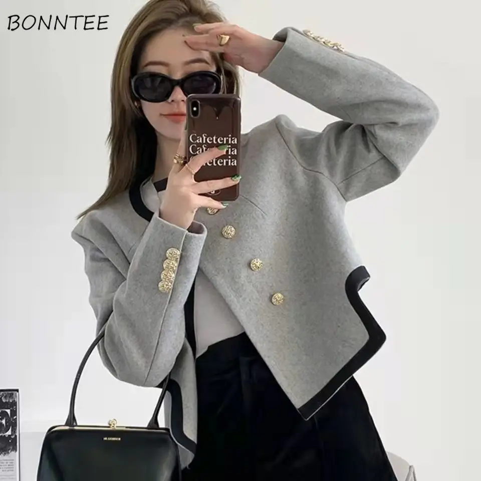 Jackets Women Irregular Autumn New Collection Femme Outwear Trendy Soft Streetwear All-match Temperament Hot Sale Ulzzang Cozy