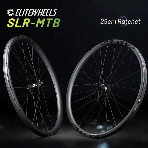 ELITEWHEELS 29er Ultralight XC MTB Carbon Wheelset M14 Ratchet System 36T Hub Match 7 Types Of Rim All Mountain Bike Wheels