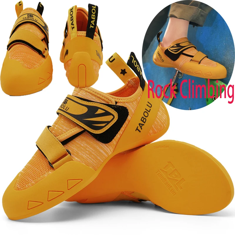 

Новая мужская обувь для скалолазания, тренировочная обувь для скалолазания в помещении и на открытом воздухе, высококачественная нескользящая резиновая защитная тренировочная обувь Baotou