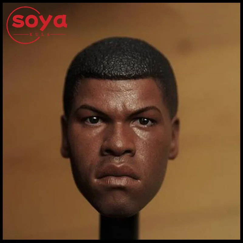 1/6 スケールのヨーロッパとアメリカの黒肌の頭の彫刻モデル 12 インチ男性兵士アクションフィギュアボディ人形用