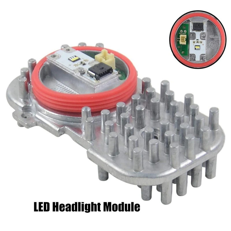 Módulo de diodo de inserción de Faro, unidad de Control LED para BMW Serie 3, 4, 6, X3, X5, X6, E92, E93, F32, F36, F12, F13, F15, 4X 63117263051