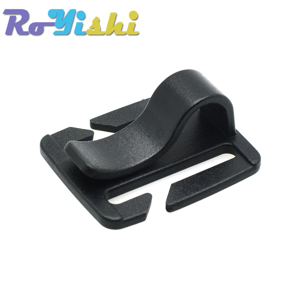 Plastic Sternum Strap Tube Pipe Clip Holder Buckles For Outdoor Accessories For Paracord/Backpack Webbing 25mm