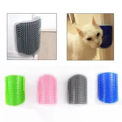 Cat Brush Corner Cats Massage Self Groomer Comb Wall Brush Rubs Catnip The Face With a Tickling Comb Cat Grooming Accessories