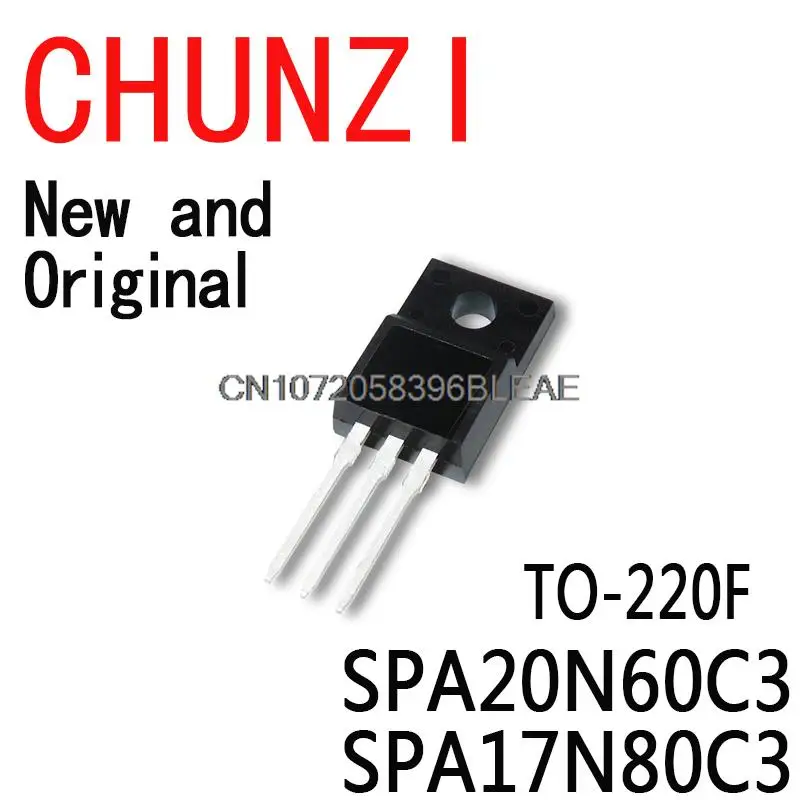 5 قطعة جديدة ومبتكرة 20N60C3 17N80C3 MOSFET N-Ch 600V 20.7A TO220F SPA20N60C3 SPA17N80C3