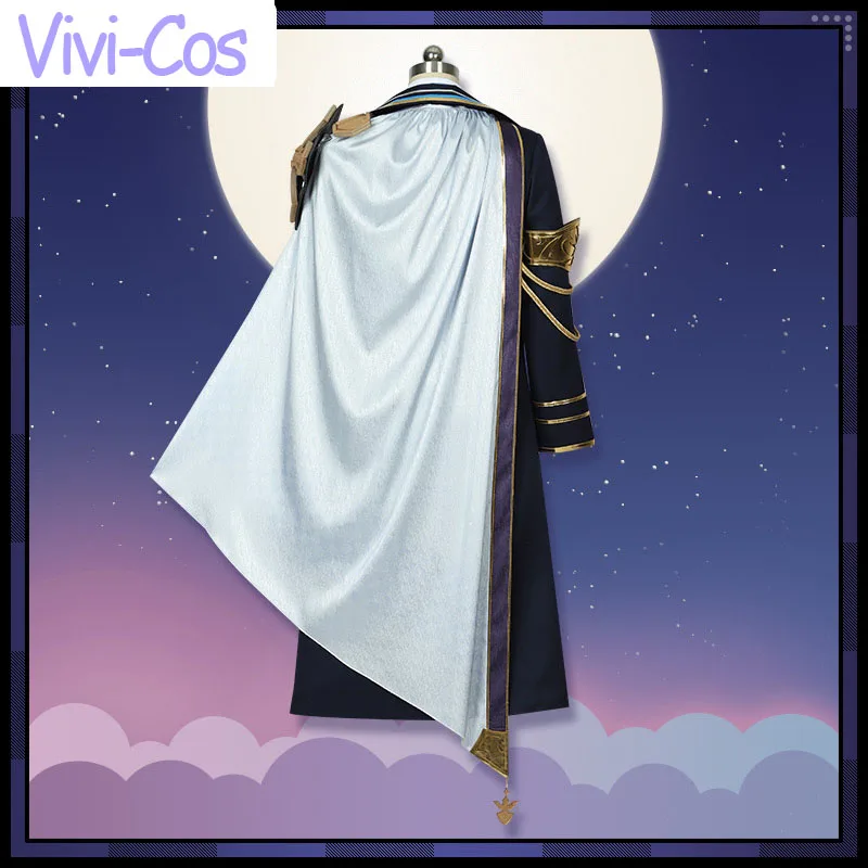 Vivi-Cos Anime Vtuber NIJISANJI Selen Tatsuki Cool Gorgeous Suit Cosplay Costume Halloween Role Play Carnival New S-XXXL