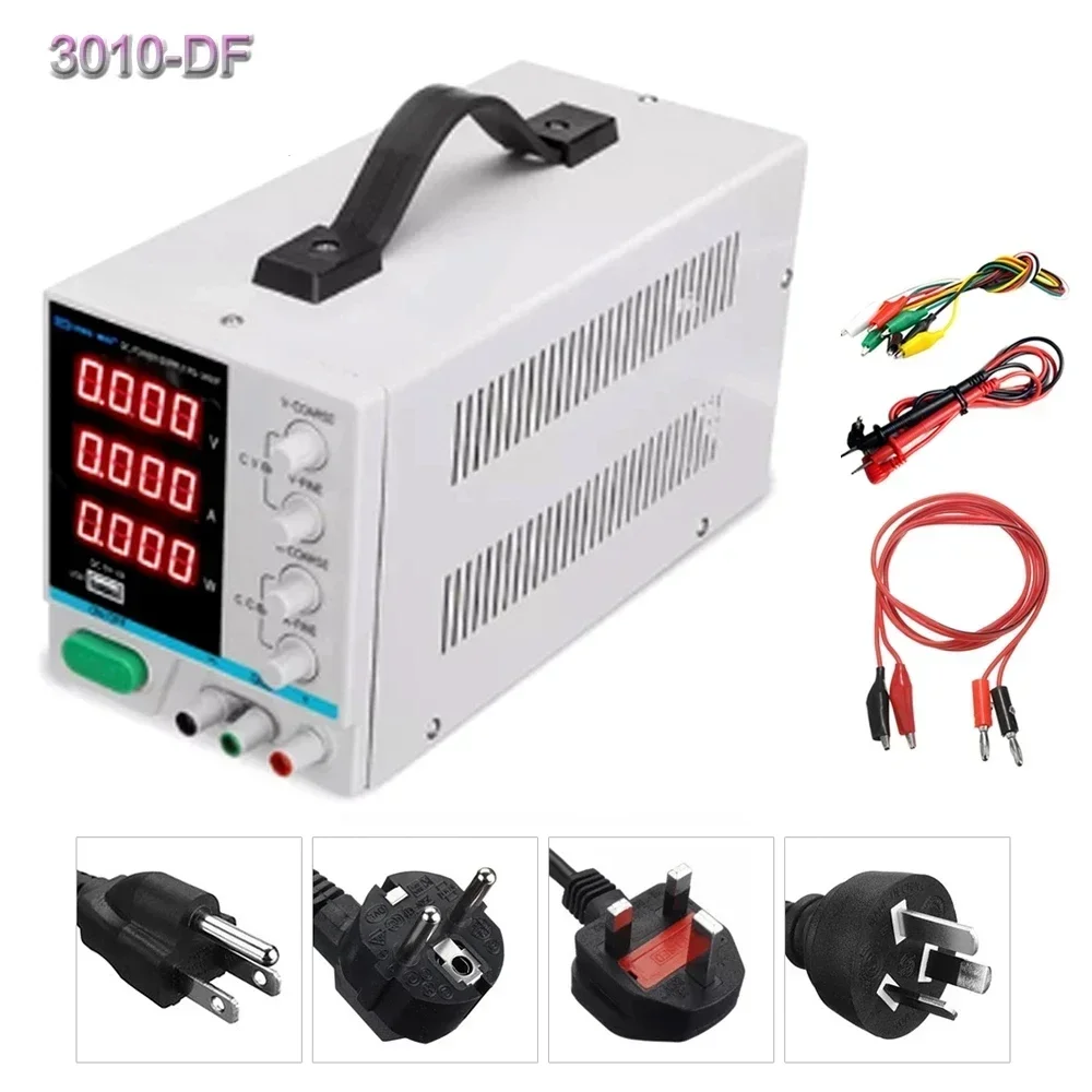 Laboratory Power LW PS-3010DF Supply 30V10A DC Regulated Adjustable Switching Power Supply LED 4-Digit USB Charging Repair Tool