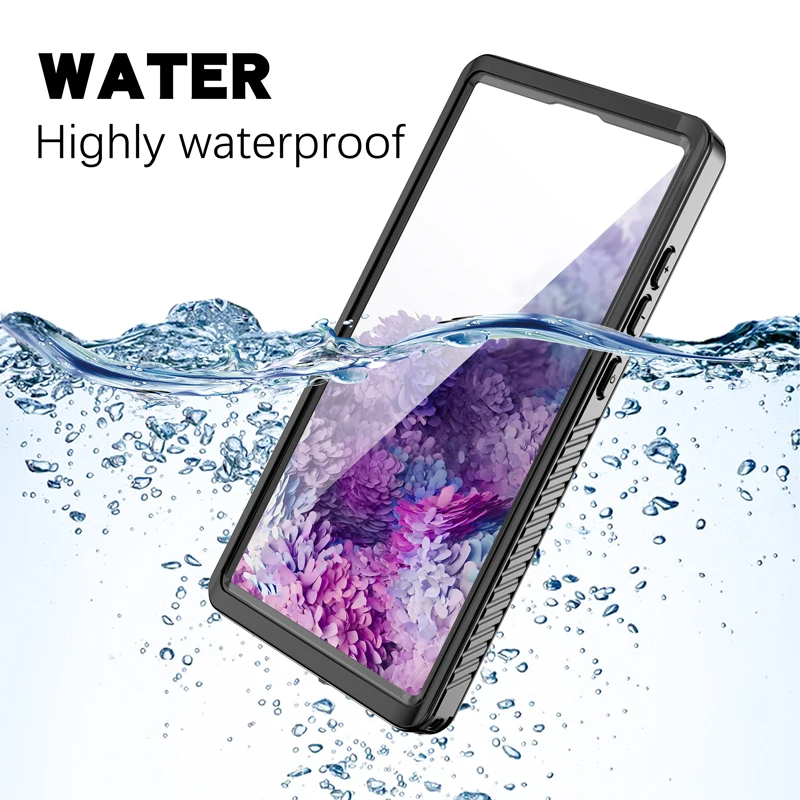 For Samsung Galaxy S23 Ultra Case High Quality Waterproof Full Body Protection Sking Drop-proof Cover for Galaxy S23 Plus