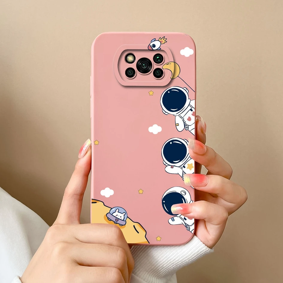Phone Cases For Xiaomi Poco X3 GT Pro NFC Pretty Sweet Girls Covers Liquid Silicone Shockproof Bumper For Xiaomi Poco X 3 Fundas