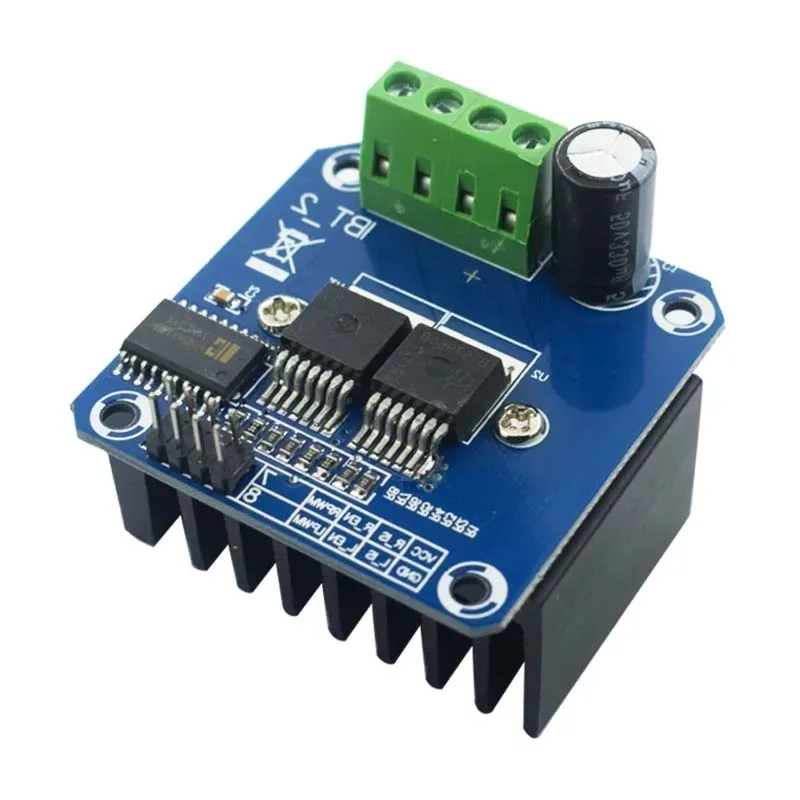 

Double BTS7960 43A H-bridge High-power Motor Driver module/ diy smart car Current diagnostic